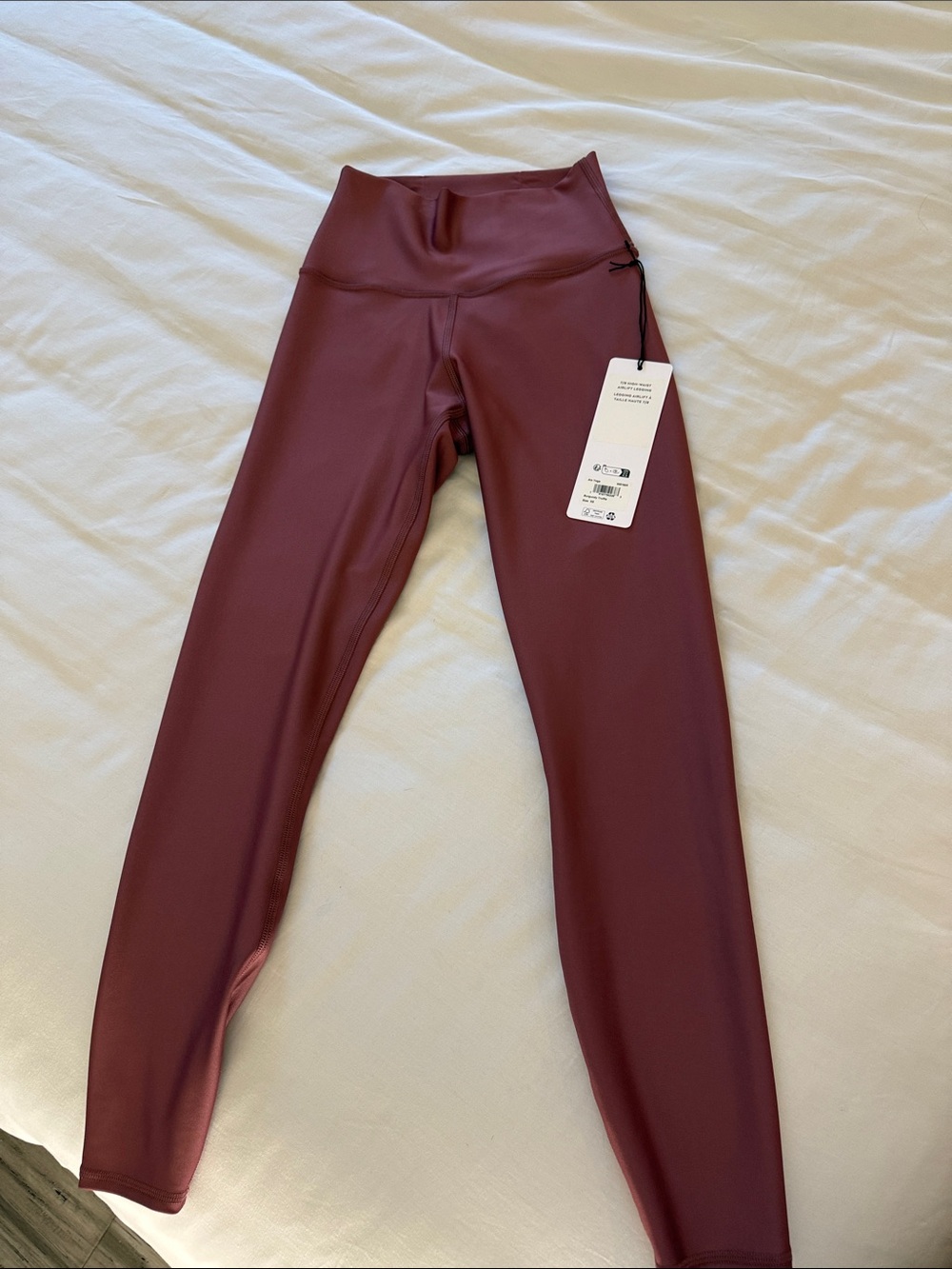 Alo Burgundy Truffle Leggings